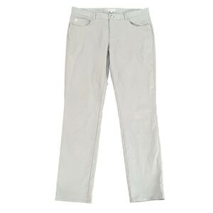 Peter Millar EB66 Performance Pants Mens 36x32 Gray Golf Stretch Casual